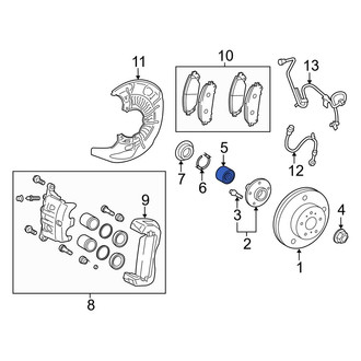 Toyota OE - Front Wheel Bearing