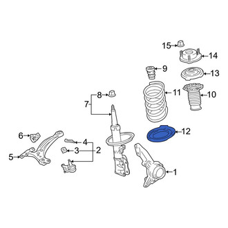 Toyota OE - Front Left Lower Coil Spring Retainer