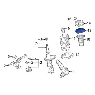 Toyota OE - Front Upper Coil Spring Insulator