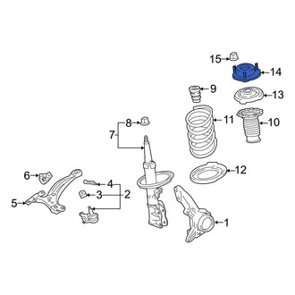 Toyota OE - Front Suspension Strut Mount