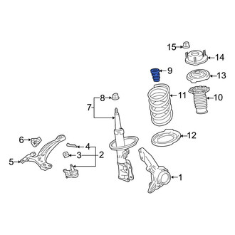 Toyota OE - Front Suspension Strut Bumper