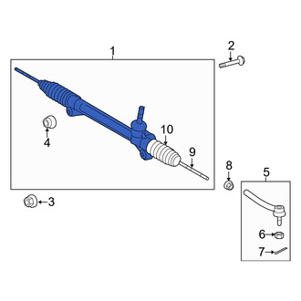 Toyota OE - Rack and Pinion Assembly