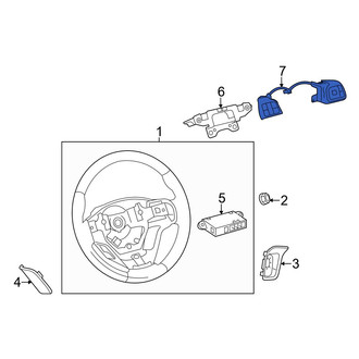 Toyota OE - Steering Wheel Radio Controls