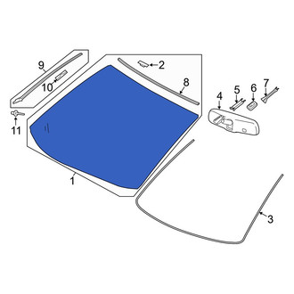 Toyota OE - Front Windshield