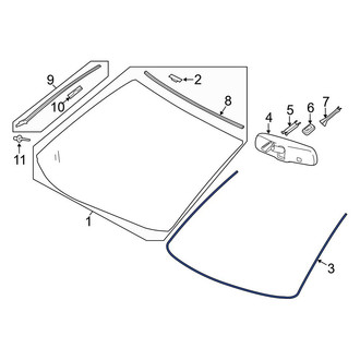 Toyota OE - Windshield Seal