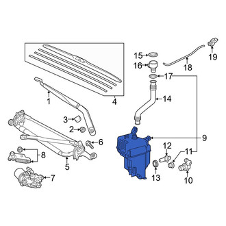 Toyota OE - Washer Fluid Reservoir