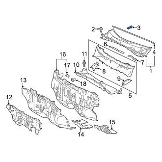 Toyota OE - Right Cowl Cover Seal