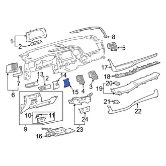 Toyota OE - Instrument Panel Cover