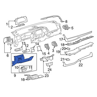 Toyota OE - Instrument Panel Trim Panel