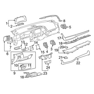 Toyota OE - Instrument Panel Components