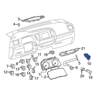 Toyota OE - Right Liftgate Latch Release Switch