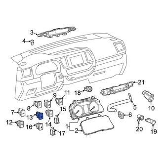 Toyota OE - Heated Steering Wheel Switch