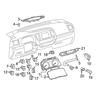 Toyota OE - Instrument Panel - Cluster & Switches
