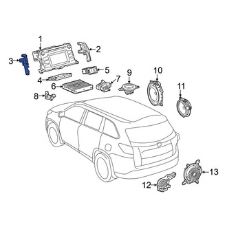 Toyota OE - Left GPS Navigation System Bracket