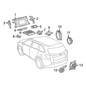 Toyota OE - Instrument Panel - Sound System