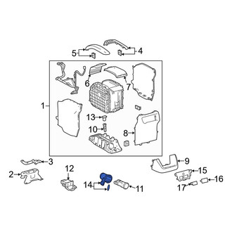 Toyota OE - Rear 12 Volt Accessory Power Outlet Cover