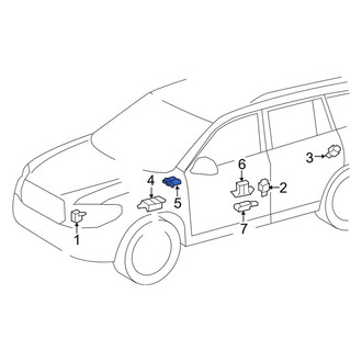 Toyota OE - Right Air Bag Seat Sensor Mat