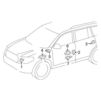 Toyota OE - Restraint Systems - Air Bag Components (Modules & Sensors)