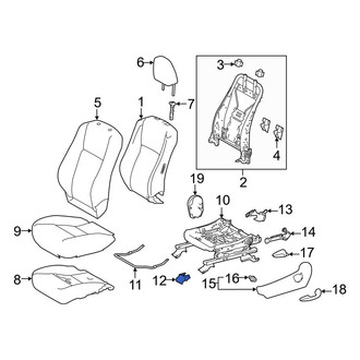 Toyota OE - Seat Track Cover