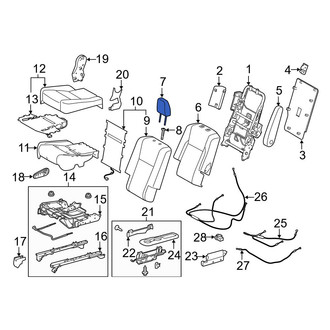 Toyota OE - Center Headrest