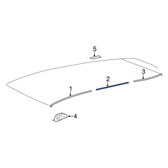 Toyota OE - Center Roof Drip Molding