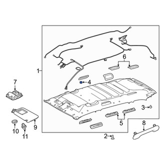 Toyota OE - Headliner Trim Plug