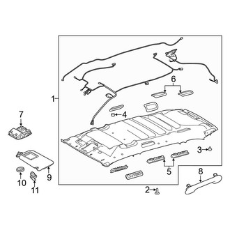 Toyota OE - Roof - Interior Trim (Standard Roof)