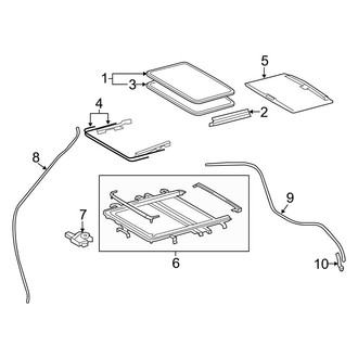 Toyota OE - Roof - Sunroof (With Sunroof)