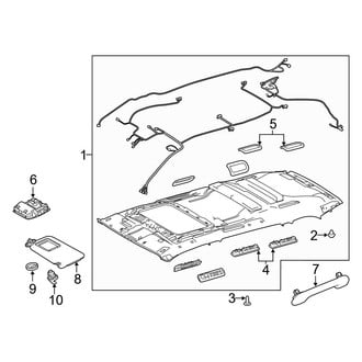 Toyota OE - Roof - Interior Trim (With Sunroof)