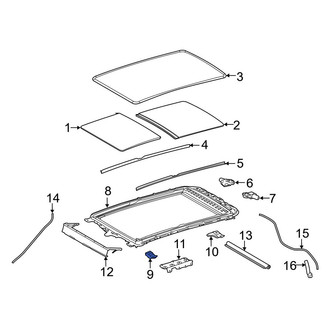 Toyota OE - Front Sunroof Frame Bracket