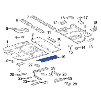 Toyota OE - Right Rocker Panel Reinforcement
