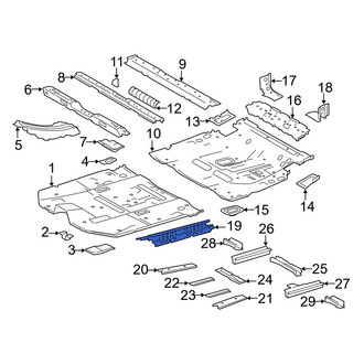Toyota OE - Right Rocker Panel Reinforcement
