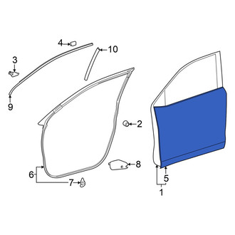 Toyota OE - Front Right Outer Door Outer Panel
