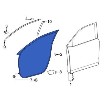 Toyota OE - Front Left Outer Door Seal
