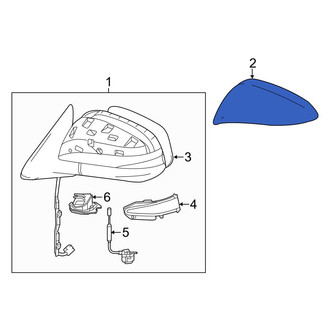Toyota OE - Front Right Door Mirror Cover