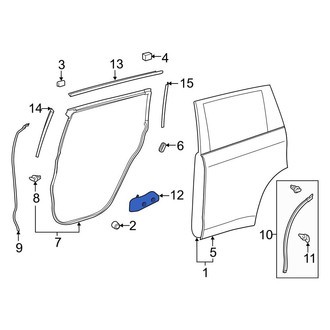 Toyota OE - Front Left Door Stop