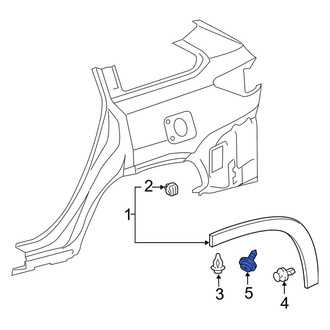Toyota OE - Bumper Cover Retainer
