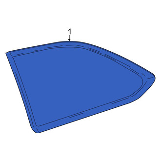 Toyota OE - Rear Left Quarter Glass