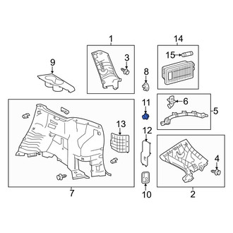 Toyota OE - Rear Coat Hook