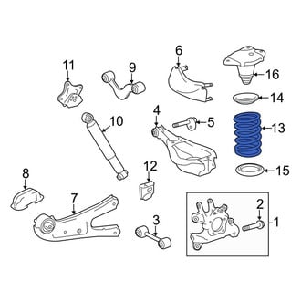 Toyota OE - Rear Coil Spring