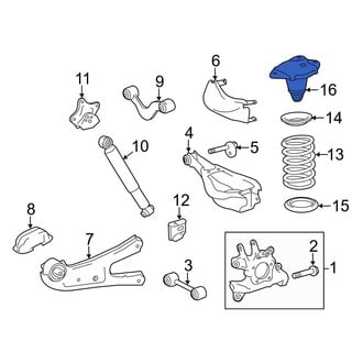 Toyota OE - Rear Right Coil Spring Pocket