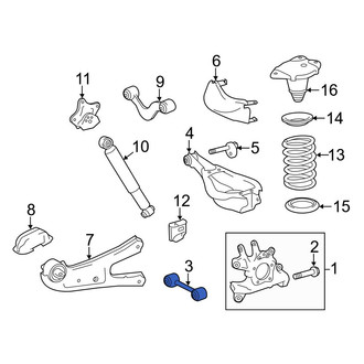 Toyota OE - Rear Suspension Track Bar