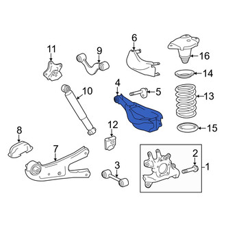 Toyota OE - Rear Right Suspension Control Arm