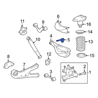 Toyota OE - Alignment Camber Adjusting Eccentric Bolt