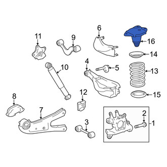 Toyota OE - Rear Right Coil Spring Pocket