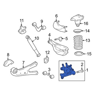Toyota OE - Rear Left Suspension Knuckle