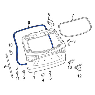 Toyota OE - Rear Hatch Seal