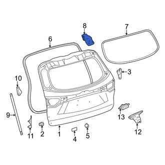 Toyota OE - Rear Left Liftgate Hinge