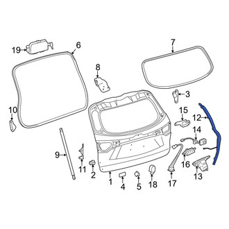 Toyota OE - Rear Left Liftgate Object Sensor