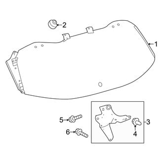 Toyota OE - Lift Gate - Glass (Stationary Type)